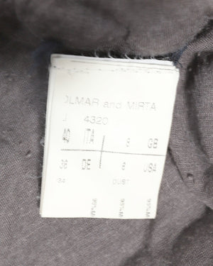 Rick Owens Lillies Silk Blend Cropped Cargo Pocket Pants