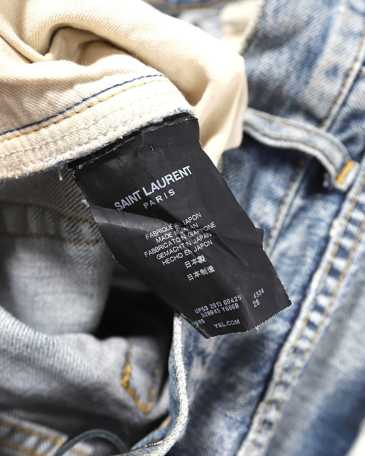 Saint Laurent FW13 Big Crash Denim