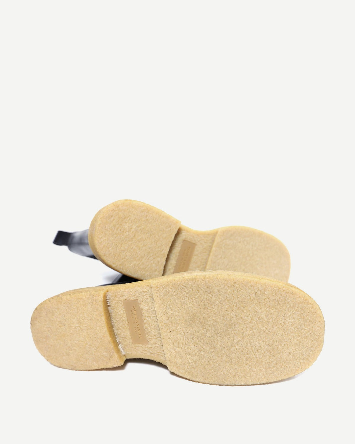 Bottega Veneta by Daniel Lee Crepe Sole Black Lug Boots