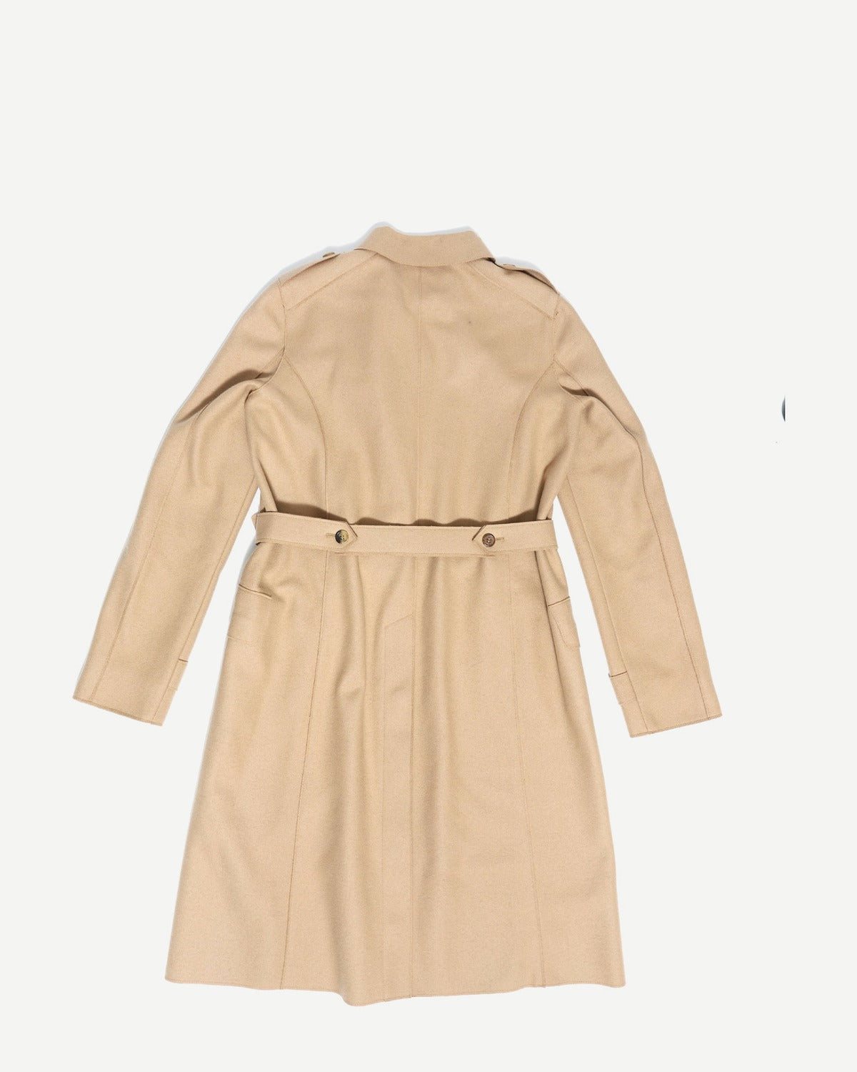 Miu Miu Belted Belted Wool Trench Coat
