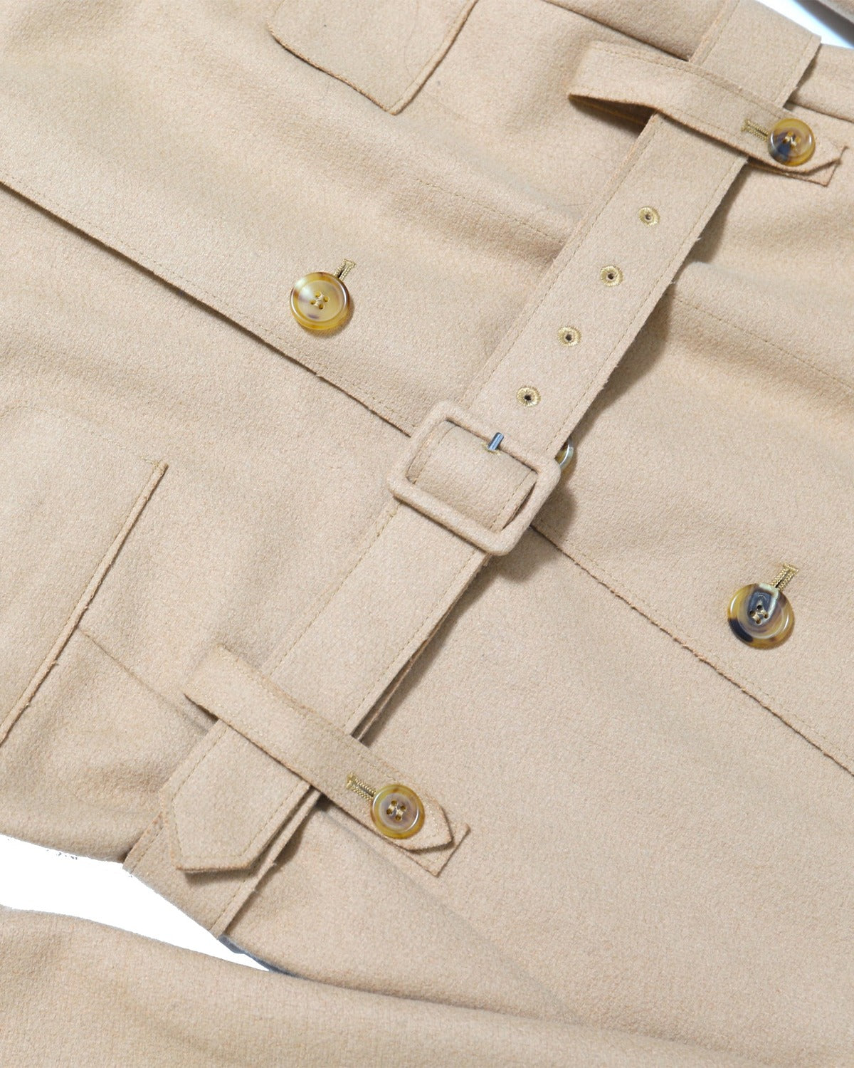 Miu Miu Belted Belted Wool Trench Coat