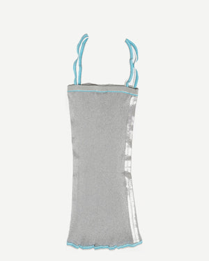 Louis Vuitton Metallic Silver Top