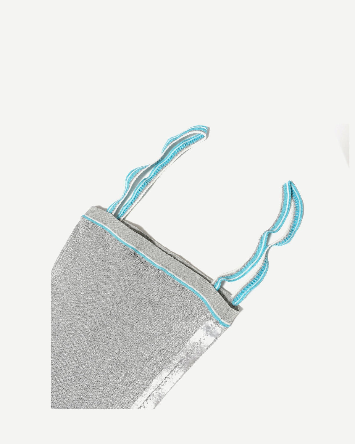 Louis Vuitton Metallic Silver Top