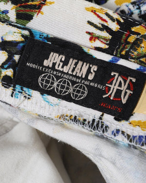 Jean Paul Gaultier SS00 Basquiat Belted Denim