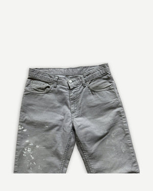 Helmut Lang FW99 Gray Corduroy Painter Denim
