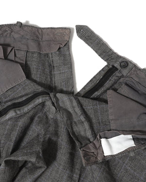 Maison Martin Margiela SS01 Reversed Checked Double Front Pants