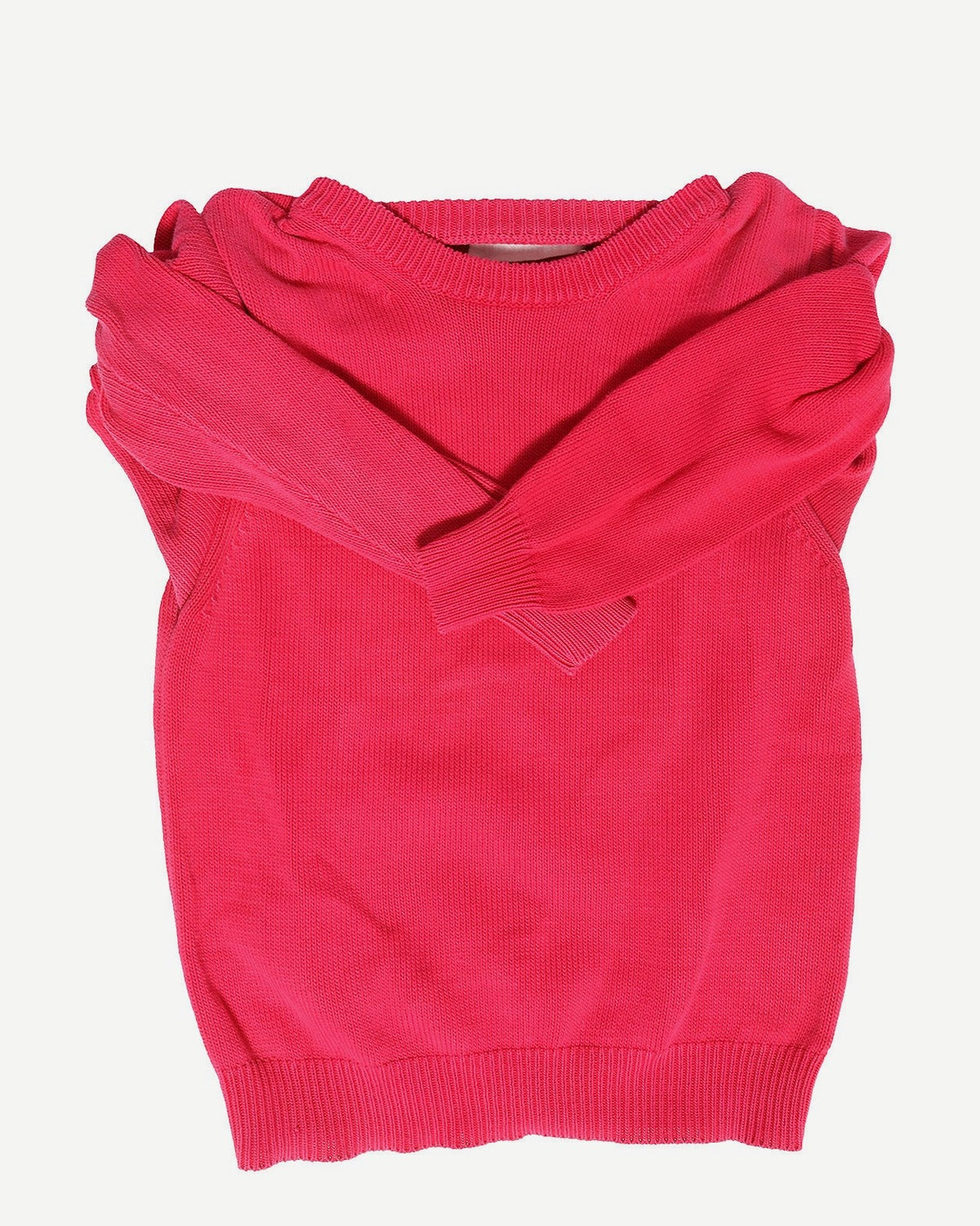 Maison Martin Margiela FW95 Hot Pink Fake Sleeve Sweater