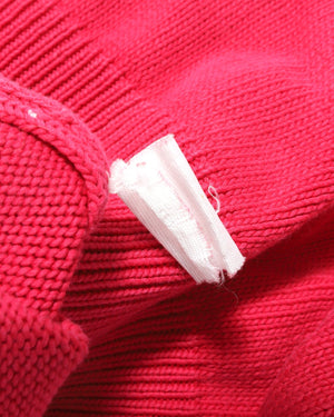 Maison Martin Margiela FW95 Hot Pink Fake Sleeve Sweater