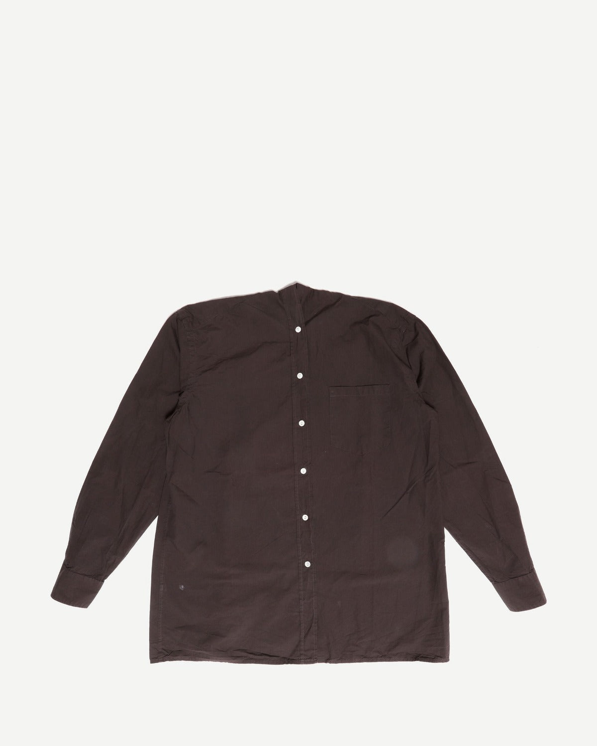 Maison Martin Margiela FW01 Extended Button Tape Shirt