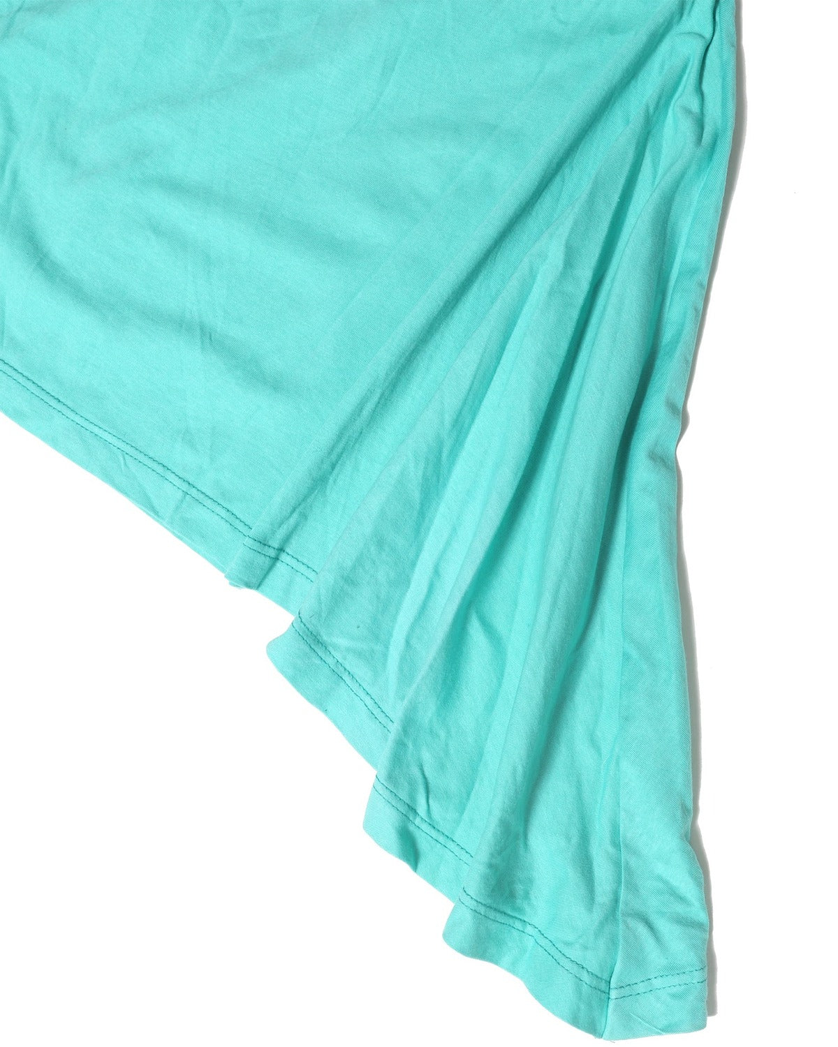 Thierry Mugler 90s Turquoise Lace-Up Skirt