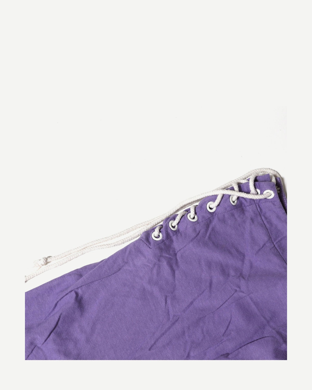 Thierry Mugler 90s Purple Lace-Up Skirt