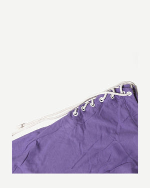 Thierry Mugler 90s Purple Lace-Up Skirt