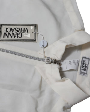 Gianni Versace SS96 Medusa Zip Oversized Silk Shirt