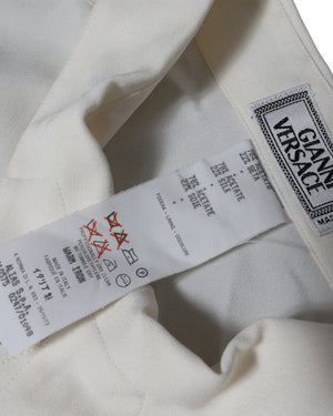 Gianni Versace SS96 Medusa Zip Oversized Silk Shirt