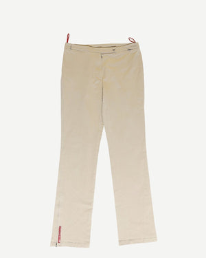 Prada Sport 2000s Beige Zipped Pants