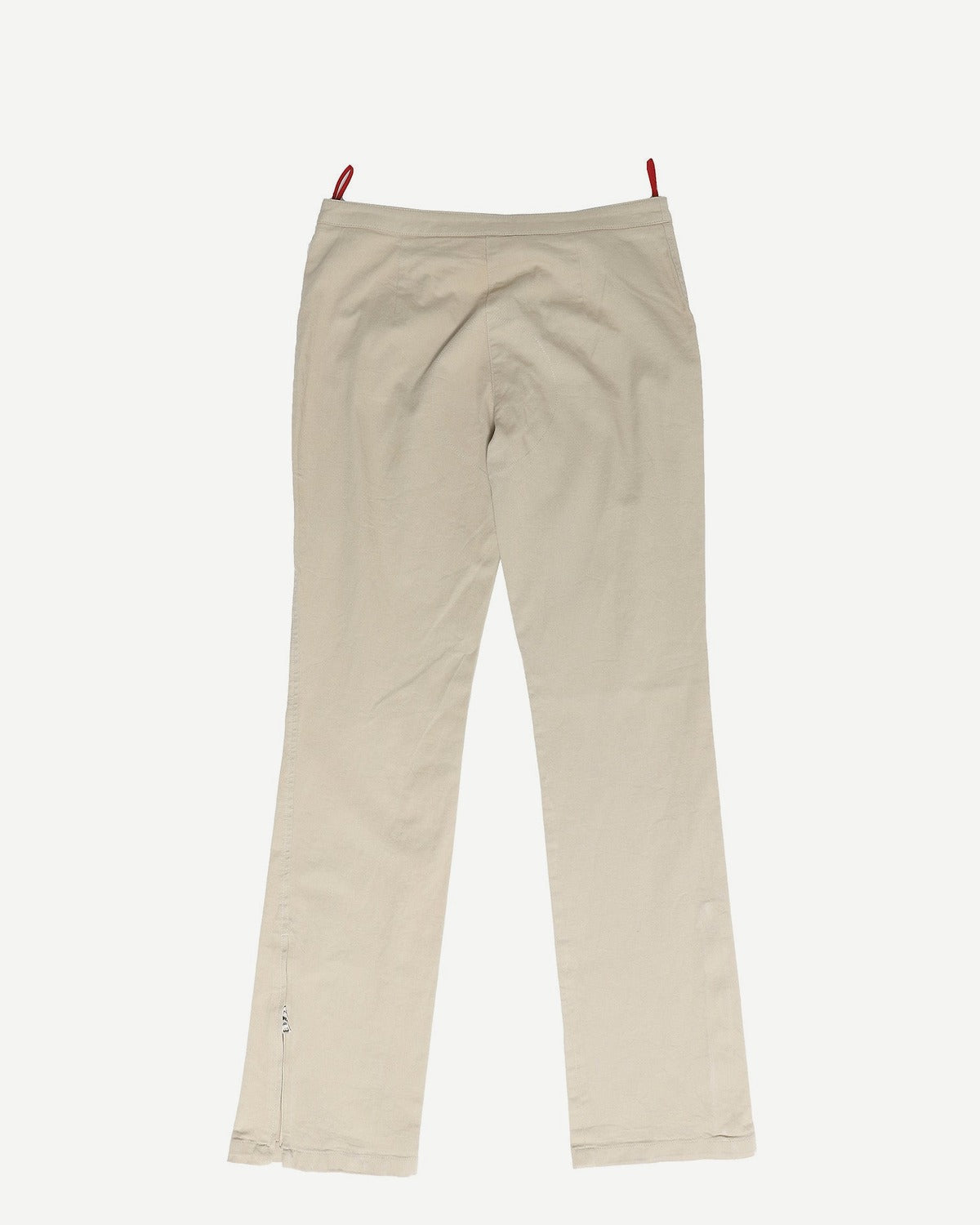 Prada Sport 2000s Beige Zipped Pants - Ākaibu Store