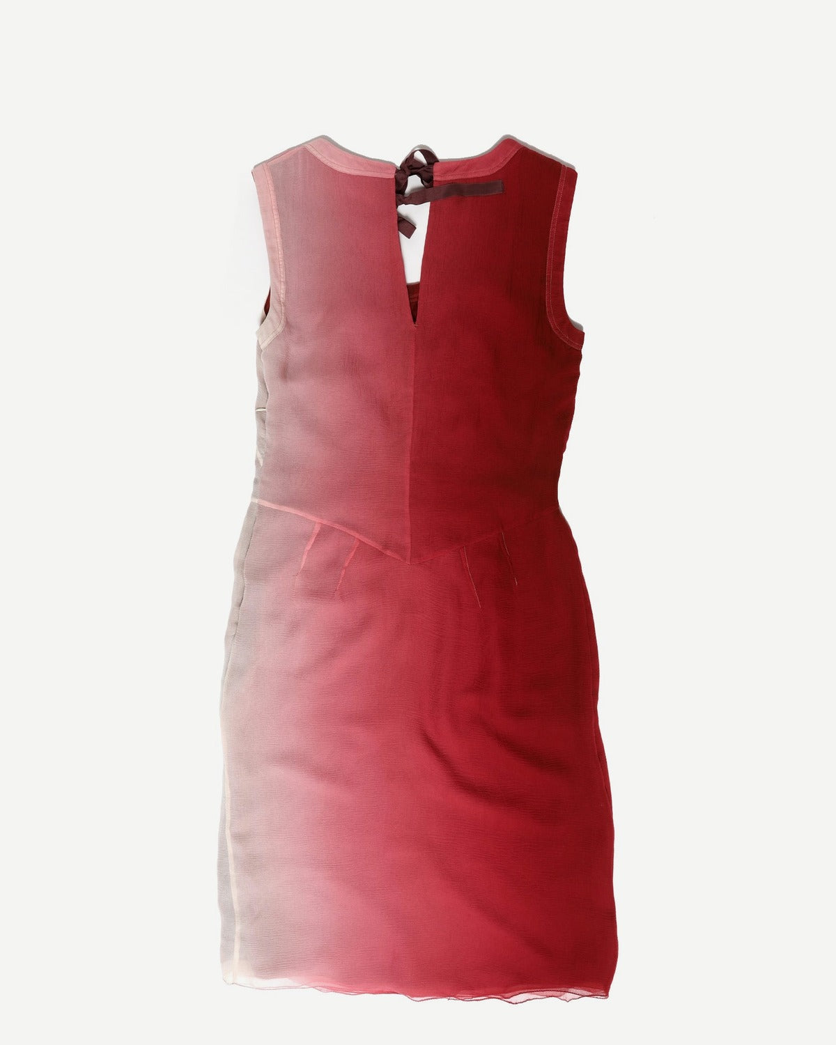 Prada Gradient Dyed Silk Dress