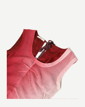 Prada Gradient Dyed Silk Dress