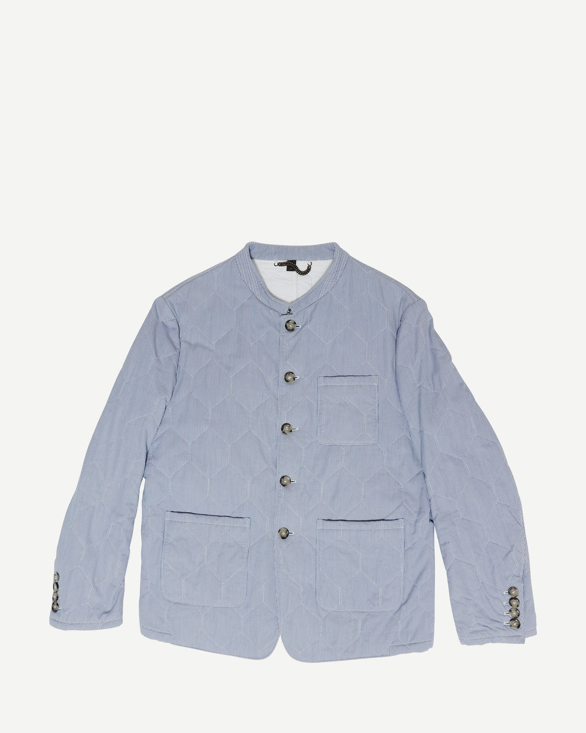Burberry Prorsum Striped Quilted Jacket