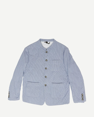 Burberry Prorsum Striped Quilted Jacket
