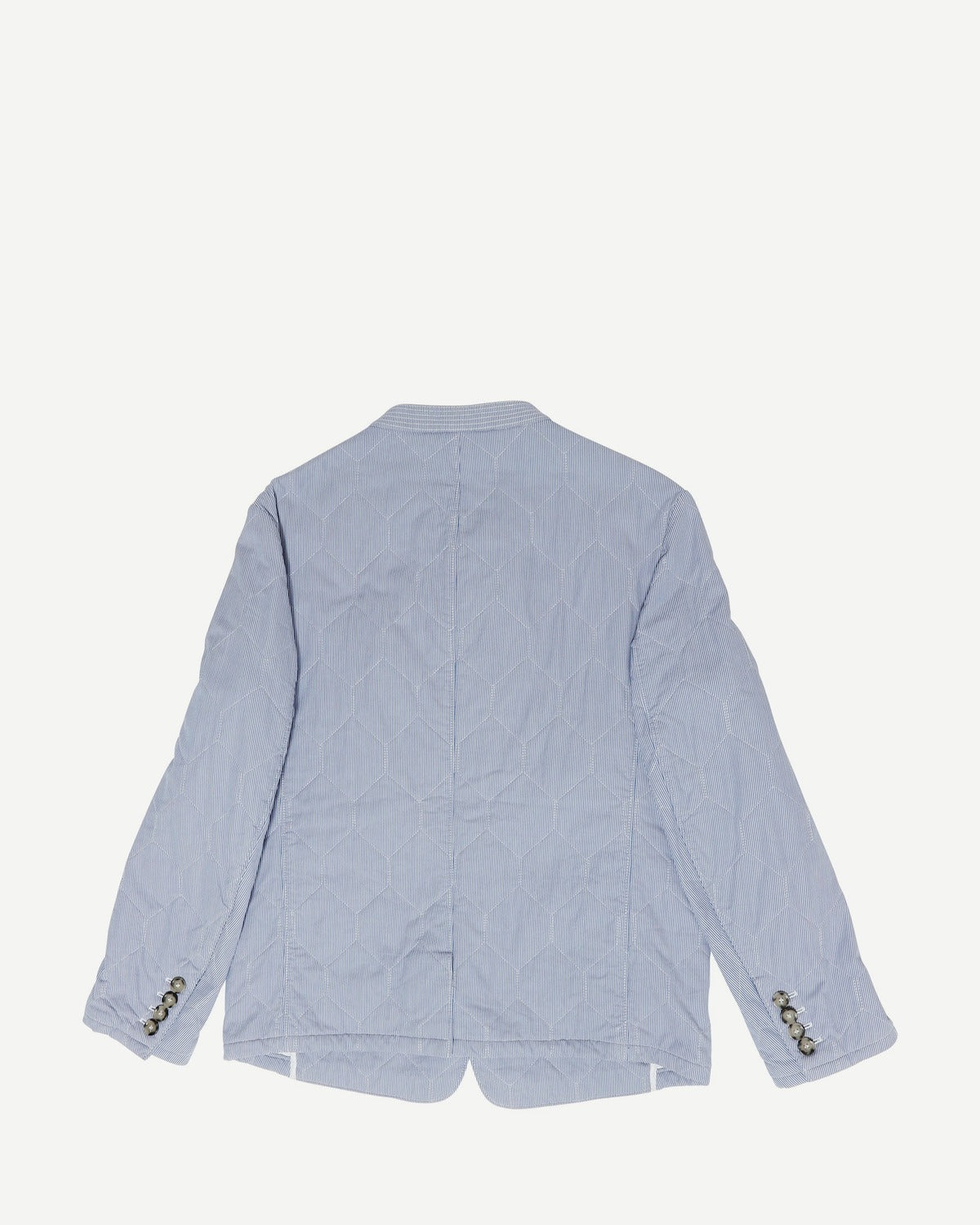 Burberry Prorsum Striped Quilted Jacket
