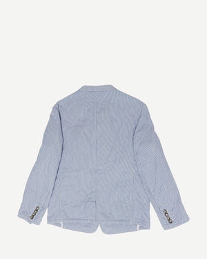 Burberry Prorsum Striped Quilted Jacket