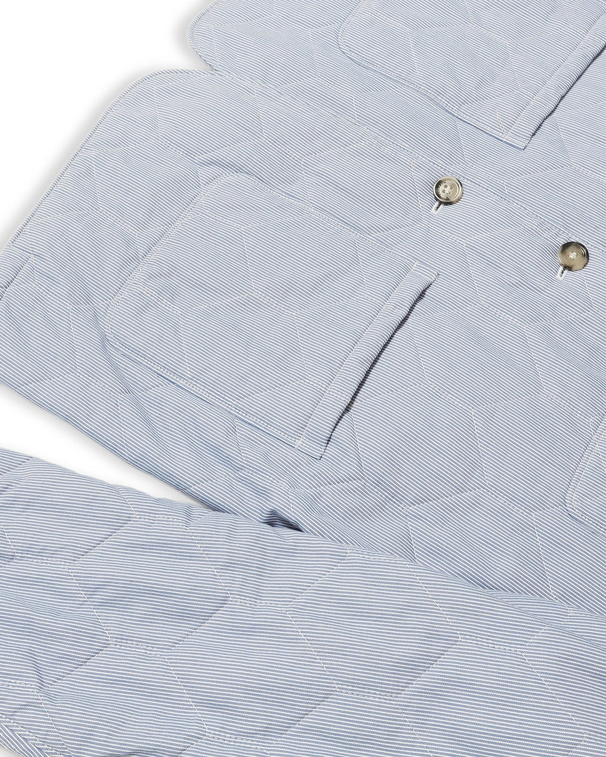 Burberry Prorsum Striped Quilted Jacket