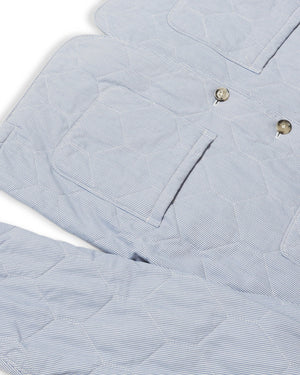 Burberry Prorsum Striped Quilted Jacket