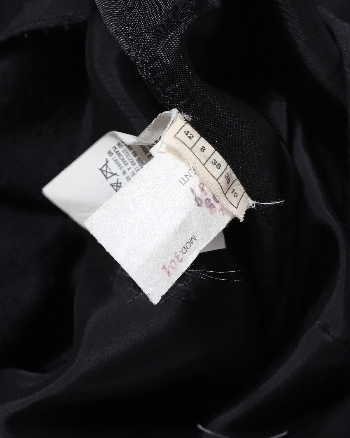 Maison Martin Margiela 1990 Reconstructed Split Farbric Dress