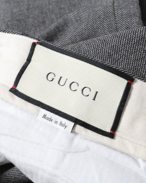 Gucci SS20 Oversized Wool Shorts