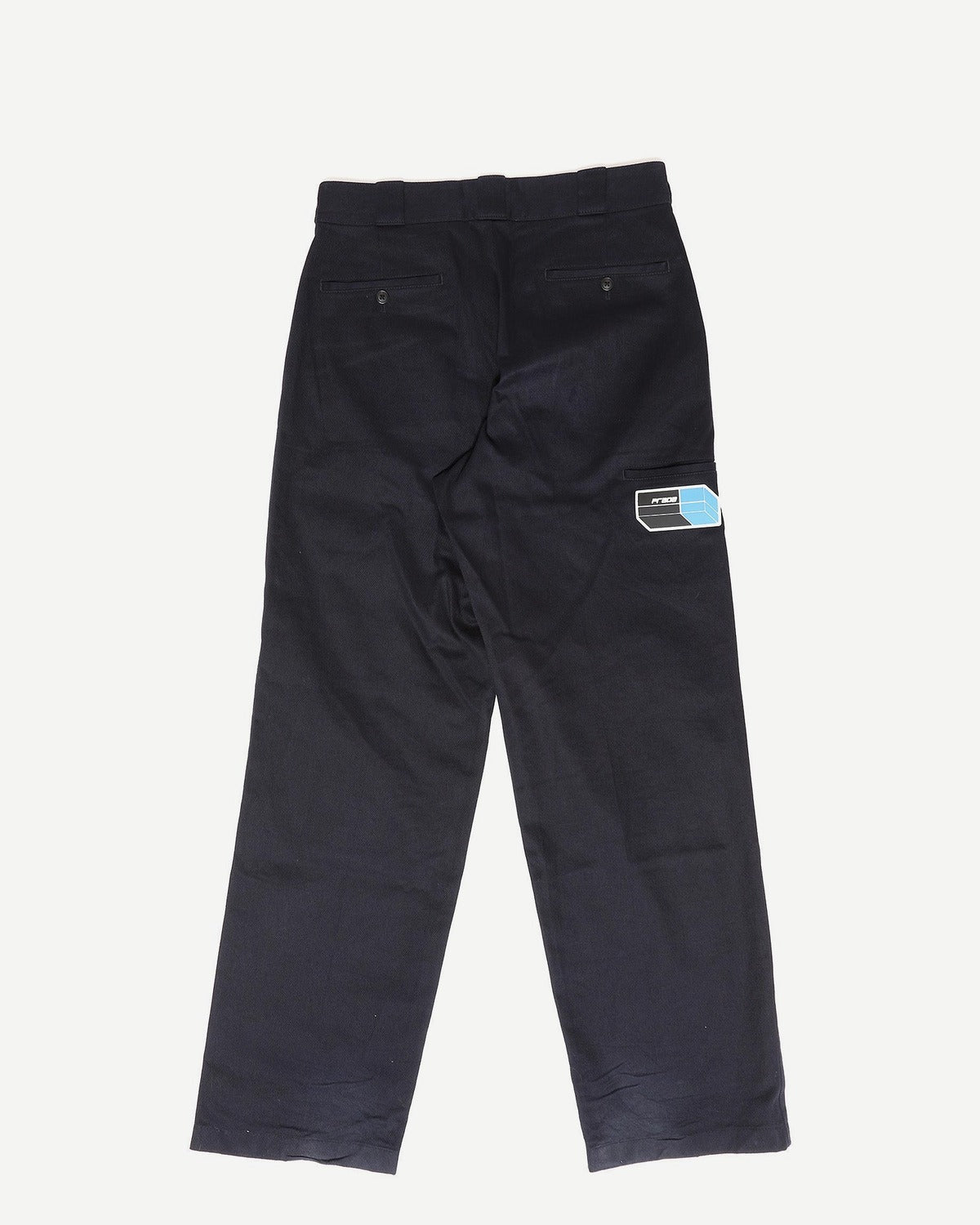 Prada AW18 Logo Patched Workwear Trousers