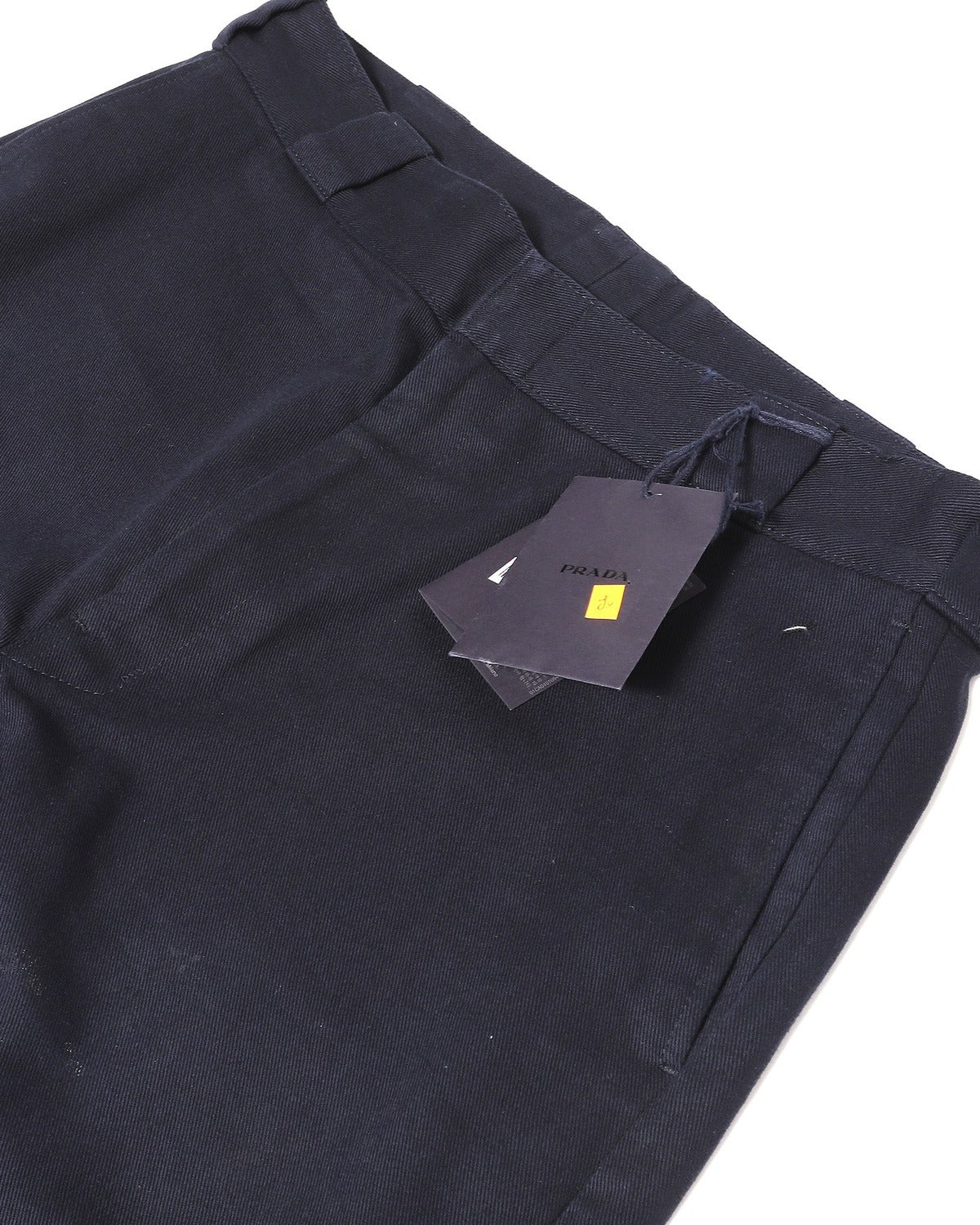 Prada AW18 Logo Patched Workwear Trousers