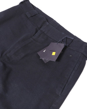 Prada AW18 Logo Patched Workwear Trousers