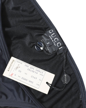 Gucci by Tom Ford SS98 Embellished Logo Slip