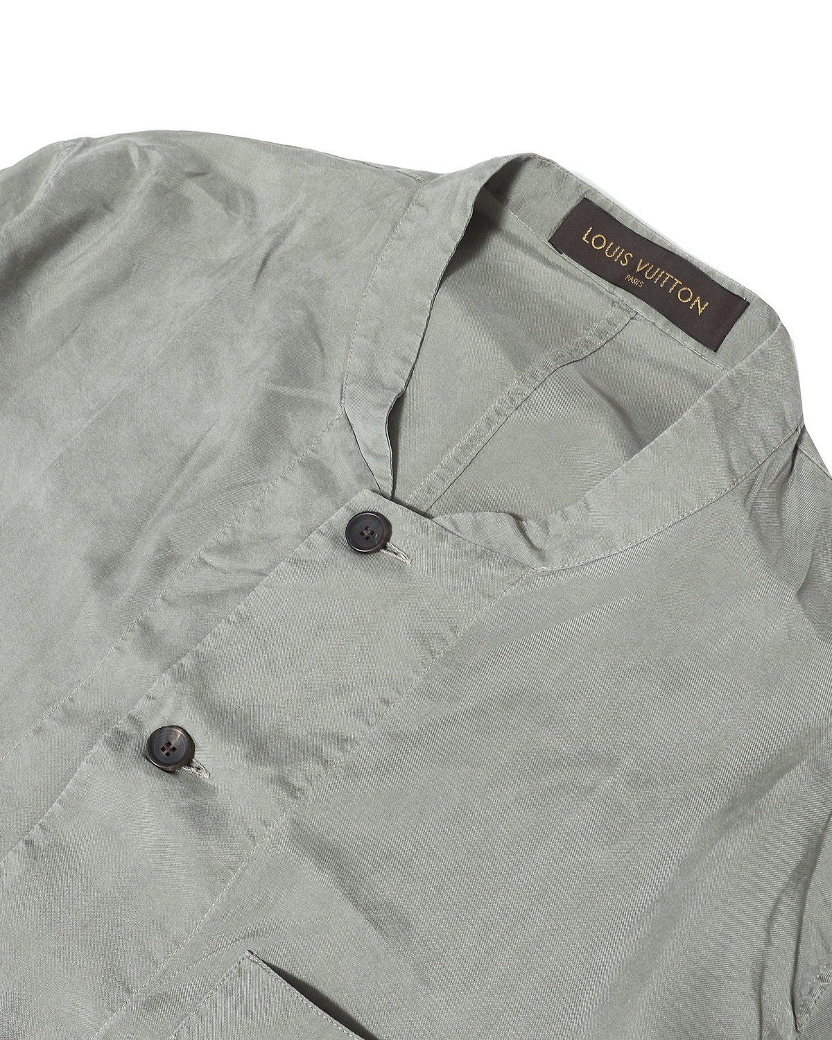 Louis Vuitton SS16 Linen Pyjama Cargo Shirt