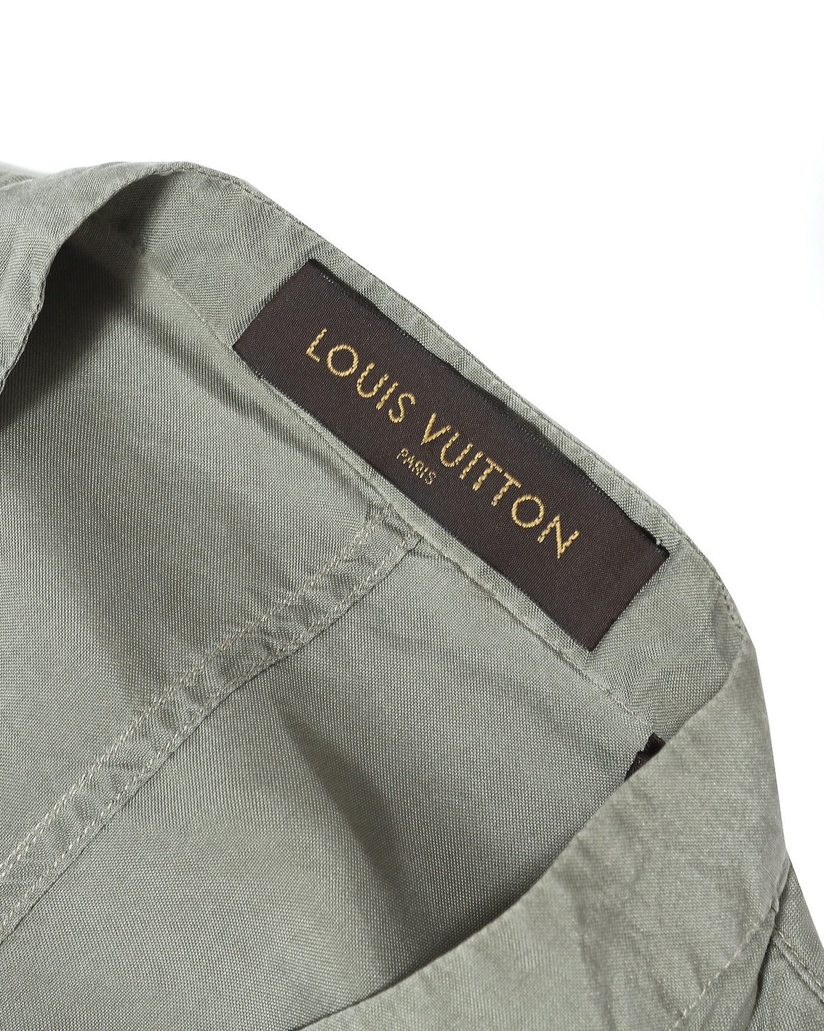 Louis Vuitton SS16 Linen Pyjama Cargo Shirt