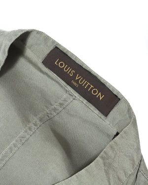 Louis Vuitton SS16 Linen Pyjama Cargo Shirt