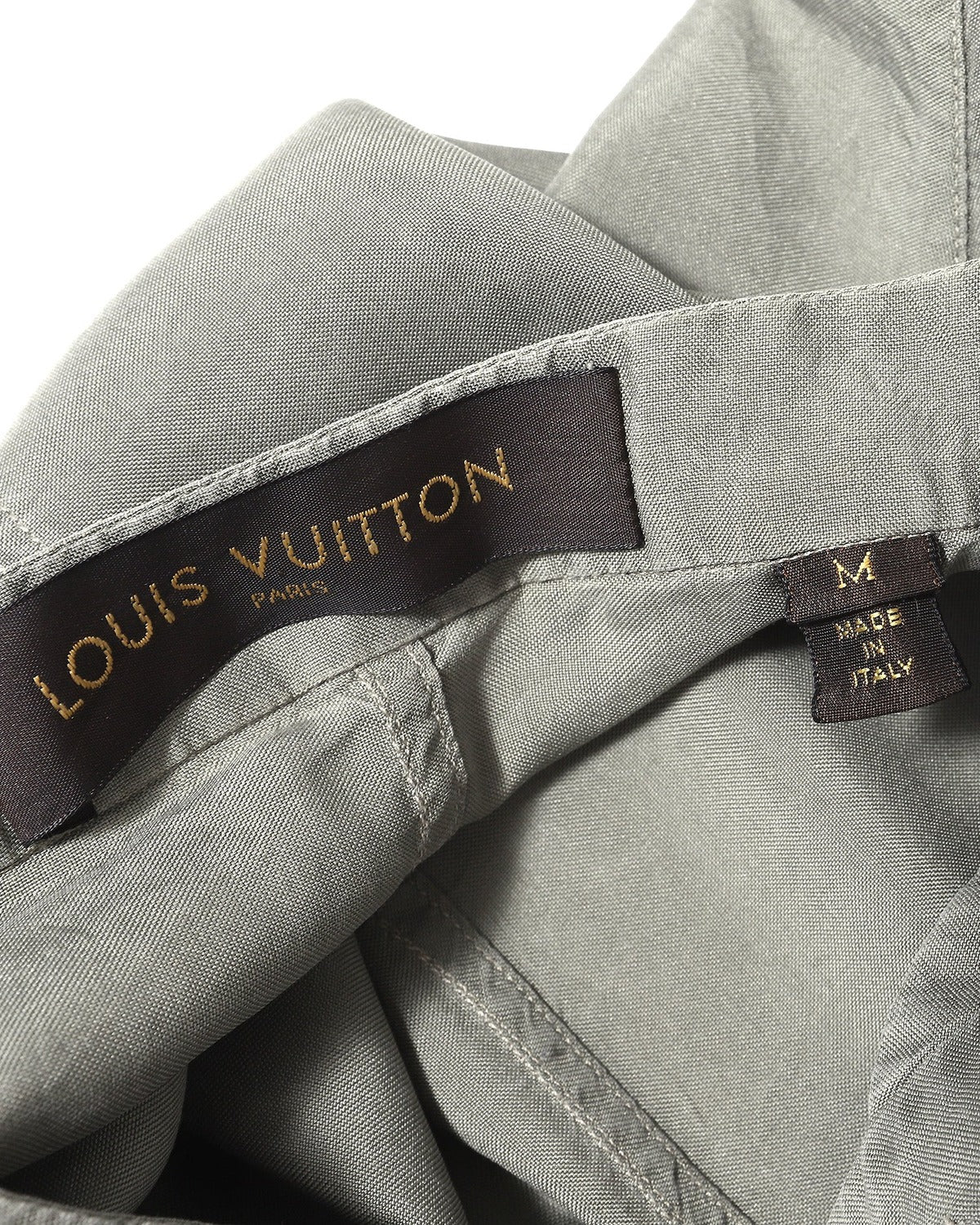 Louis Vuitton SS16 Linen Pyjama Cargo Shirt