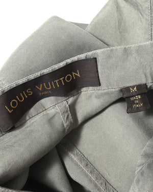 Louis Vuitton SS16 Linen Pyjama Cargo Shirt