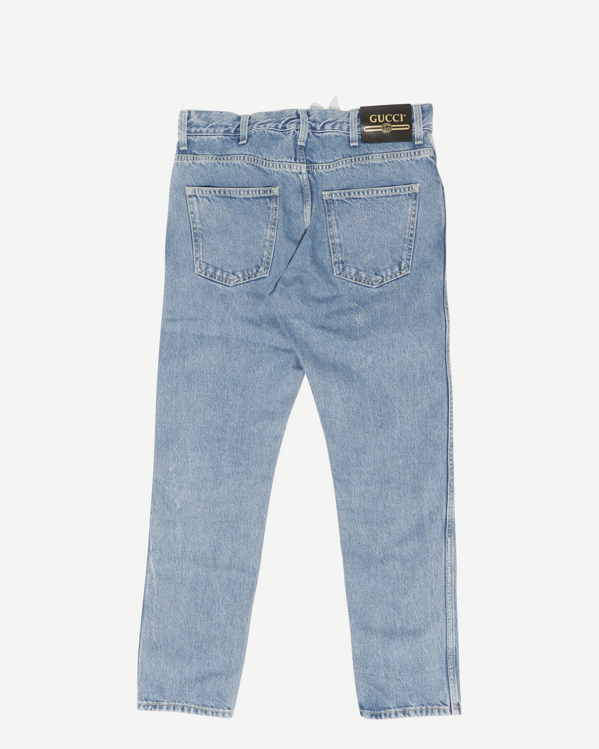 Gucci Pre-FW19 Oversized Applique Pin Denim