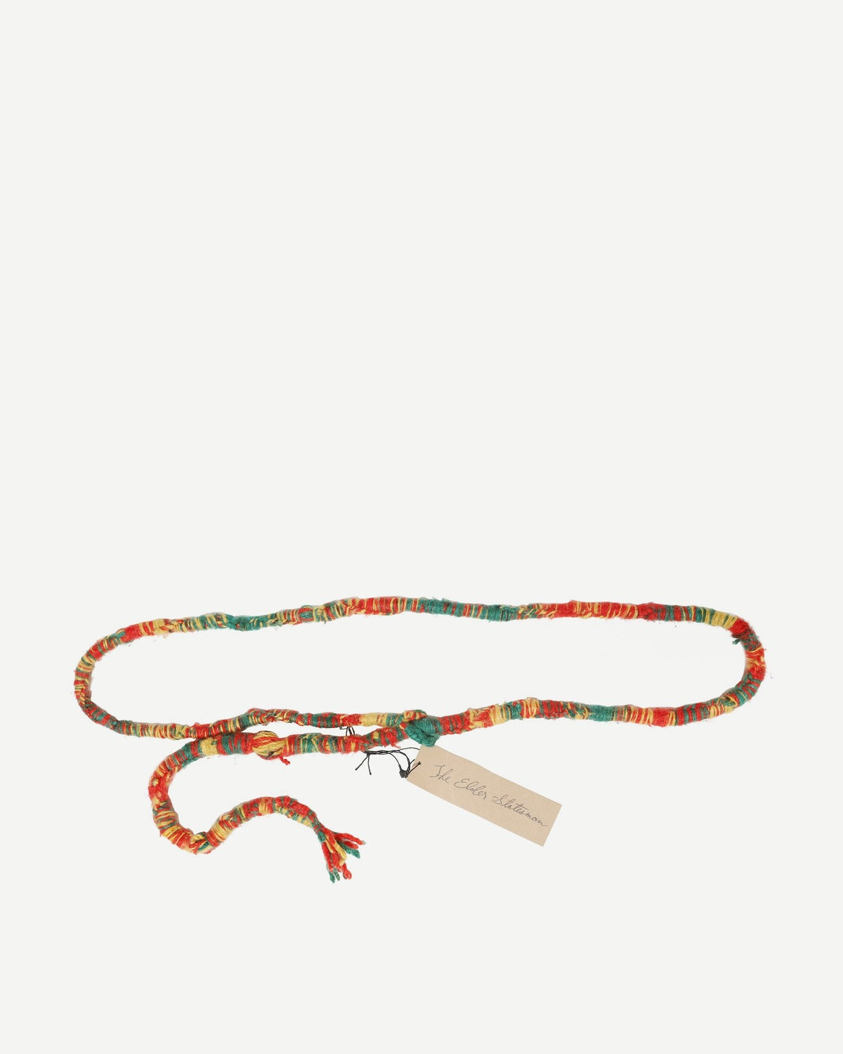 The Elder Statesman Multicolor Friendship Belt