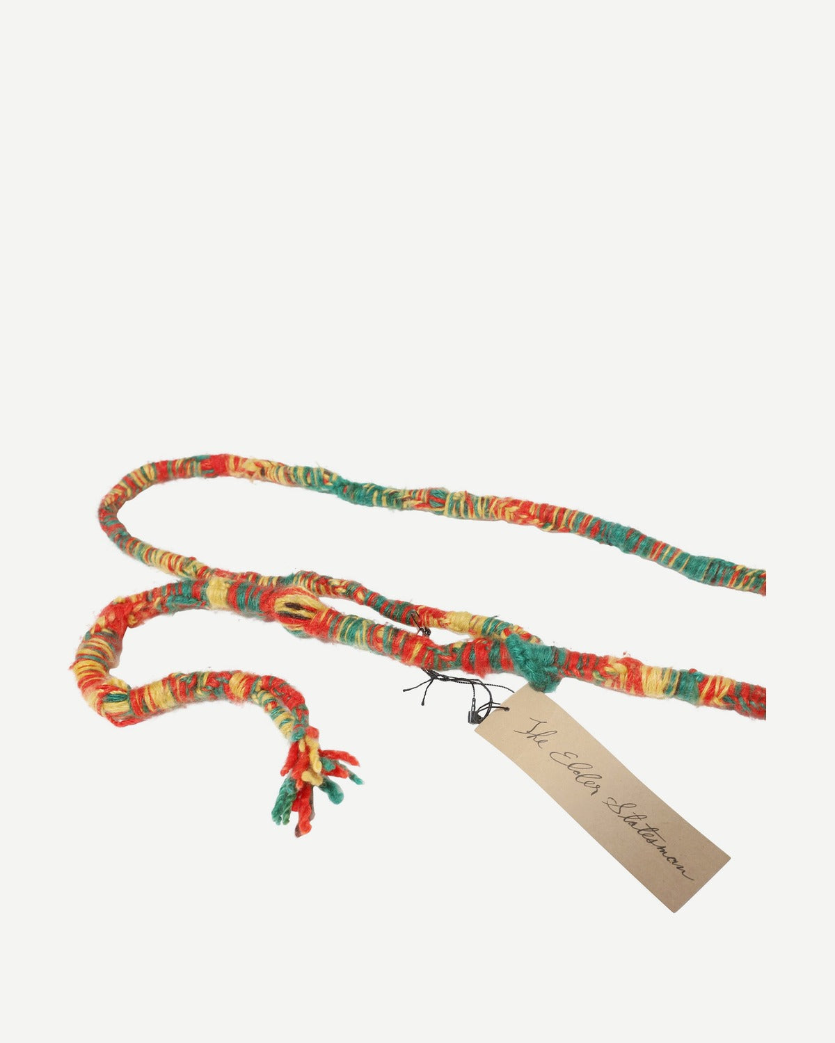 The Elder Statesman Multicolor Friendship Belt