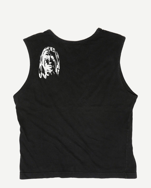 Alexander McQueen SS96 Embroidered Black Tank Top - Ākaibu Store