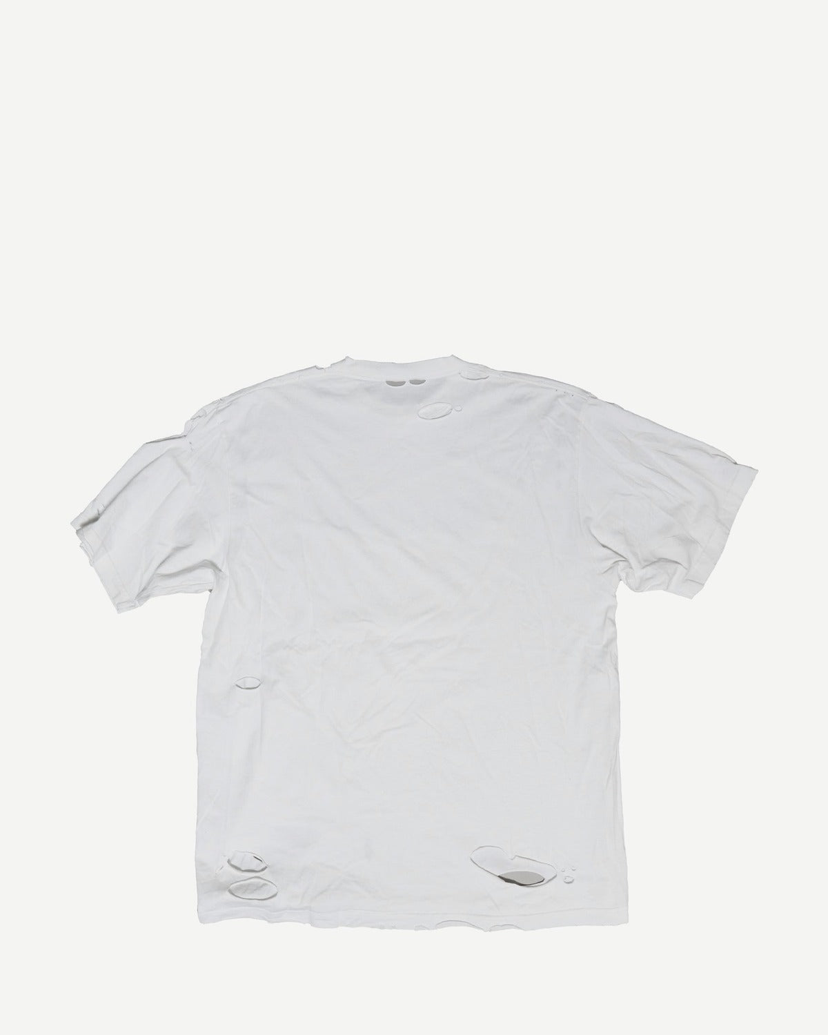 Balenciaga SS21 Destroyed Oversized Logo T-Shirt