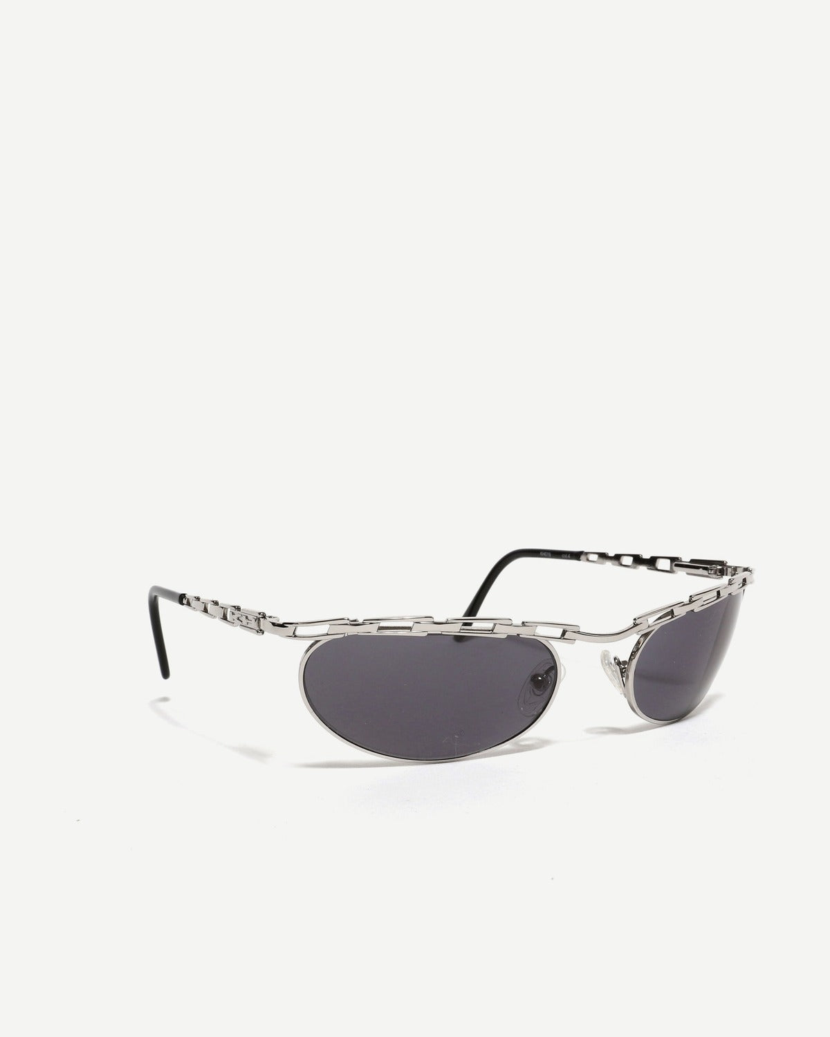 Katharine Hamnett Silver 90s KH019 Chain Sunglasses