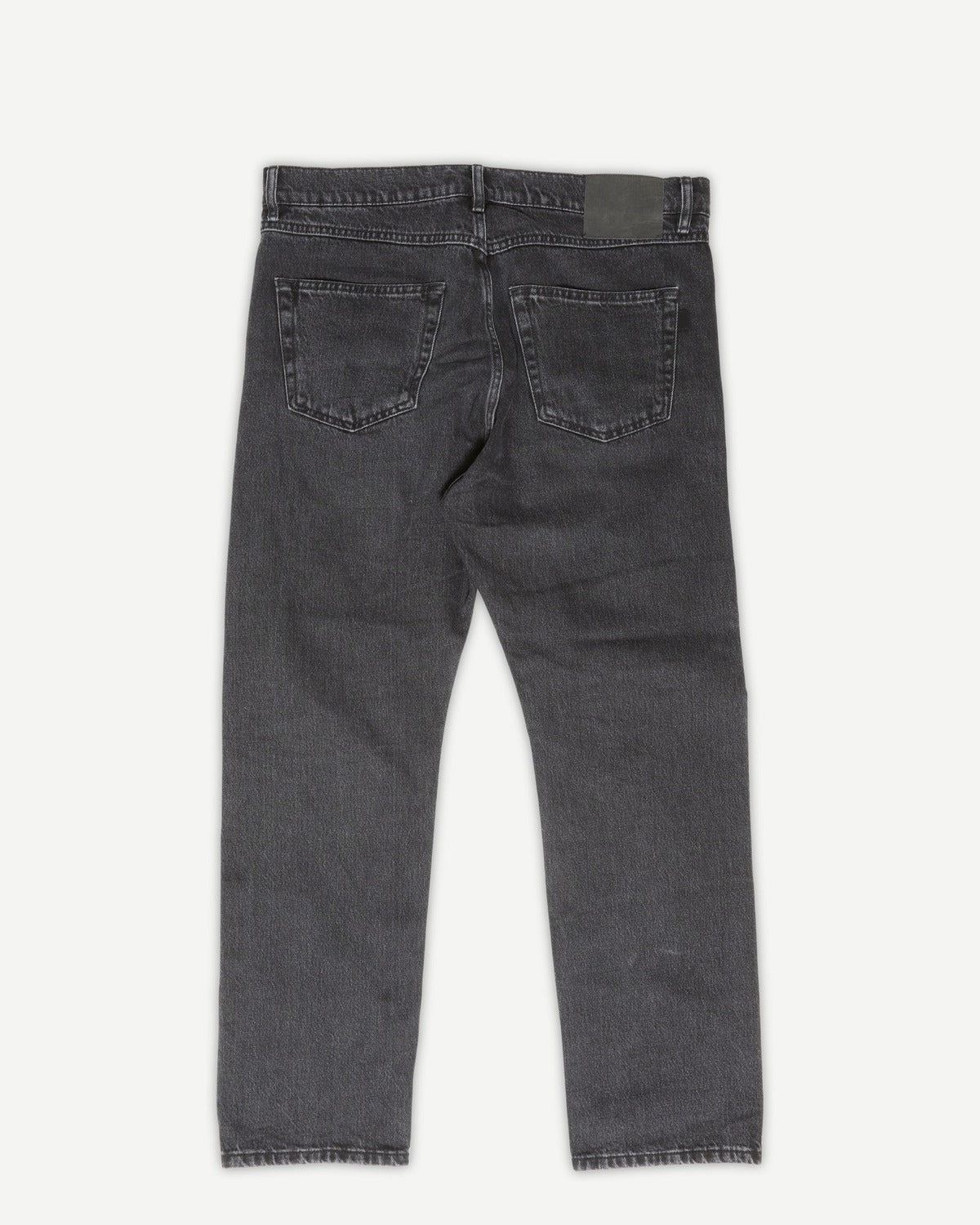 Balenciaga AW16 Washed Black Straight Leg Denim