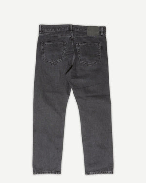 Balenciaga AW16 Washed Black Straight Leg Denim