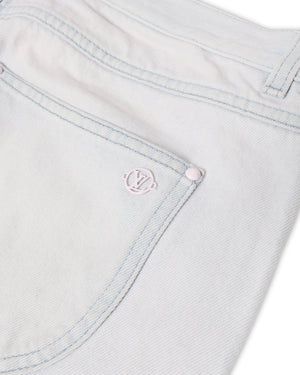 Louis Vuitton SS20 Pink Bleached Denim