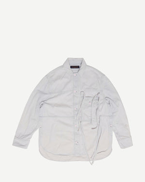 Louis Vuitton SS20 Pink Bleached Oversized Laced Shirt