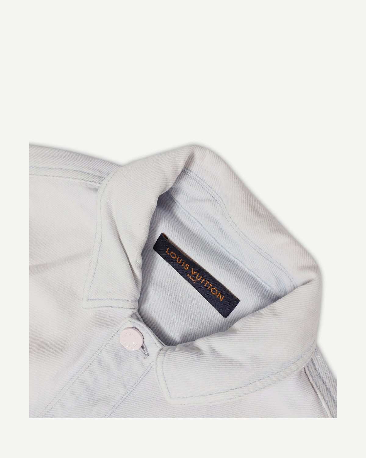 Louis Vuitton SS20 Pink Bleached Oversized Laced Shirt